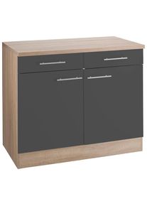 Optifit Unterschrank »Kalmar«, Breite 100 cm grau made_in_germany anthrazit