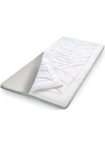 Stendebach Topper »Topper Softtop Luxus TENCEL™ Viscoschaum«, (1 St.), ideal für drucksensitive Menschen grau