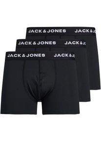 Jack & Jones JACK & JONES Boxershorts »JACBASE MICROFIBER TRUNK«, (Packung, 3 St., 3er-Pack) schwarz XXL 3 St. schwarz, schwarz, schwarz Gummibund mit...