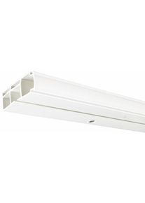 Liedeco Gardinenstange, 1 läufig-läufig, Fixmaß weiß