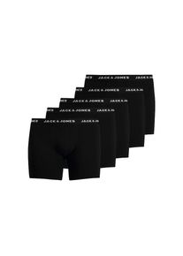 Jack & Jones PlusSize JACK & JONES PLUSSIZE Boxershorts »JACHUEY TRUNKS 5 PACK NOOS PLS«, (Packung, 5 St., 5er-Pack) schwarz 5XL 5 St. Black Leichte Plus...