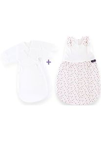 Träumeland TRÄUMELAND Babyschlafsack »Set Herz rosa«, (Packung, 3 tlg., 3er-Pack) rosa