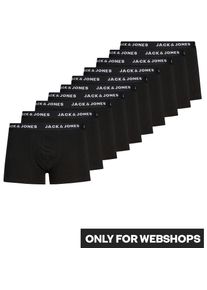 Jack & Jones JACK & JONES Boxershorts »SOLID TRUNKS 10 PACKS«, (Packung, 10 St., 10er-Pack) schwarz S 10 St. 10er-Pack Boxershorts mit Logodetail