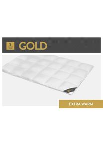 Spessarttraum Gänsedaunenbettdecke »Gold«, extrawarm, Füllung 100% Gänsedaunen, Bezug 100% Baumwolle, (1 St.), hergestellt in Deutschland,...