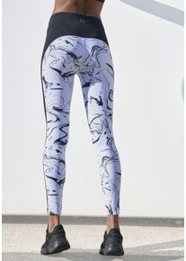 active by Lascana LASCANA ACTIVE Leggings »White Marble«, im Marmor-Muster mit Seitenstreifen