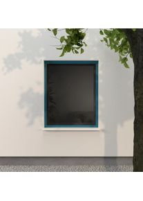 Insektenschutzrollo nach Ma&szlig;, Blau, 130.0 x 55.0 cm, Selbstmontage
