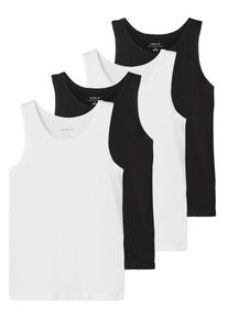 name it Unterhemd Jungen Gr&ouml;&szlig;e 92 schwarz / wei&szlig;