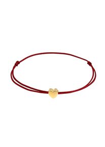 Elli Armband Damen Gr&ouml;&szlig;e 16 gold / weinrot