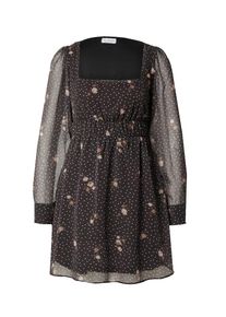 Miss Selfridge, Femmes Robe, cr&egrave;me / marron / noir