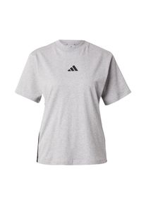 adidas Sportswear Sportshirt 'Essentials' Damen, grau / schwarz, Gr&ouml;&szlig;e S