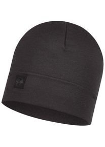 Buff Heavyweight Beanie - schwarz - Gr. Einheitsgröße - Merinowolle