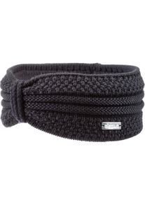 EISGLUT Esmeraldal Stirnband Damen - schwarz - Gr. Einheitsgröße - Merinowolle/Polyacryl