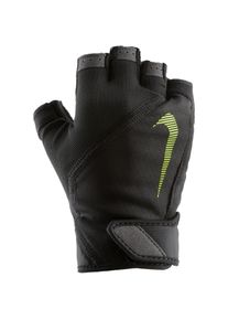 Nike Fitnesshandschuhe Herren - schwarz - Gr. L - Polyester/Nylon/Gummi