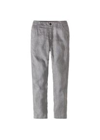 Hannes Roether Herren-Leinenhose Graumelange XL