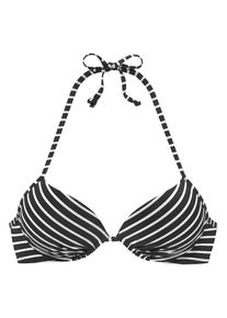 s.Oliver, Femmes Hauts de bikini, noir / blanc