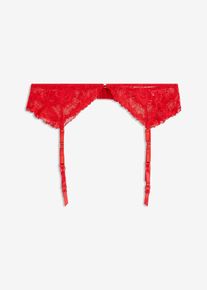 Strapshalter aus Spitze mit dezenten Pailletten in rot, Grösse 40/42 (M), bonprix