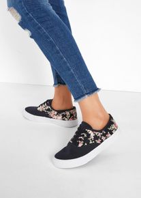 Sneaker in schwarz, Grösse 37, bonprix