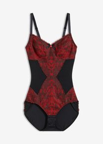 Geschmückter Shape Body mit starker Formkraft in schwarz, Grösse 42, bonprix