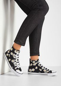 High top Sneaker in schwarz, Grösse 39, 100% Baumwolle, bonprix
