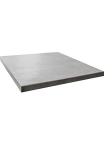 Optifit Arbeitsplatte »Luzern«, 38 mm stark grau made_in_germany oxid grau