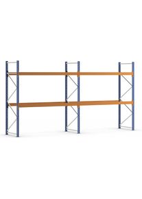Rayonnage à palettes, rayonnage complet, largeur 5658 mm, h x p 3000 x 1100 mm Schulte