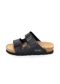 Bayton, Garçons Chaussures ouvertes 'Athena', pierre / noir
