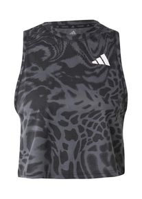 adidas Performance, Femmes Haut de sport 'Essential', gris foncé / noir / blanc cassé