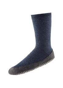 Falke Cosyshoe Hausschuhe - blau - Gr. 43-44 - Schurwolle/Polyamid
