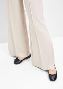 Ballerinas mit Schleife in schwarz, Gr&ouml;sse 35, bonprix
