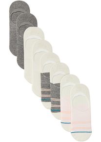 Füßlinge mit Bio-Baumwolle (8er Pack) in weiss, Grösse 39-42, bonprix