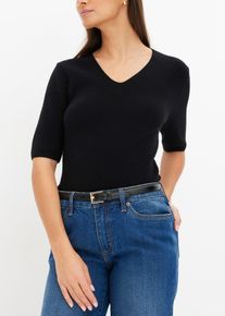 Gürtel in schwarz, Grösse 70, bonprix