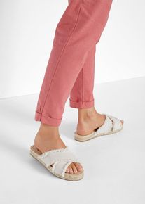 Pantolette in beige, Grösse 36, bonprix
