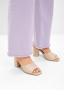 Pantolette in beige, Grösse 42, bonprix