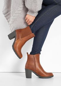 Stiefelette in braun, Grösse 42, bonprix