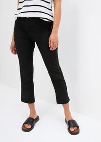 Bengalin-7/8-Hose in schwarz, Grösse 36, bonprix