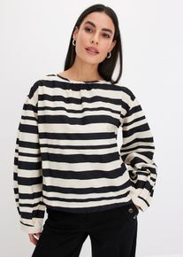 Tunika in schwarz, Grösse 38, 100% Baumwolle, bonprix