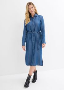 Jeanskleid aus Lyocell in blau, Grösse 34, bonprix