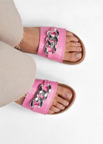 Pantolette in rosa, Grösse 37, bonprix