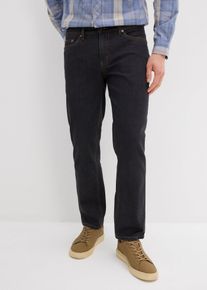 Regular Fit Stretch-Jeans Straight (2er Pack) in grau, Grösse 56, bonprix