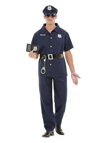 maskworld Costume da poliziotto americano