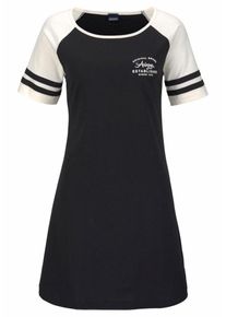 Arizona, Femmes Chemise de nuit, beige / noir