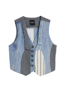 Desigual Weste Damen Gr&ouml;&szlig;e XS blau / mischfarben