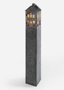 Kerzenständer im Haus Design in grau | Onesize | bonprix