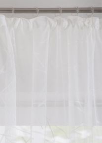 Jacquard Gardine in weiss | 100x300 cm | bonprix