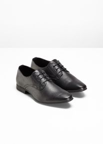Schnürschuh in schwarz, Grösse 40, bonprix