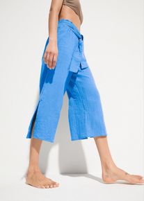 Strand Musselin 3/4-Hose in blau, Grösse 36, 100% Baumwolle, bonprix