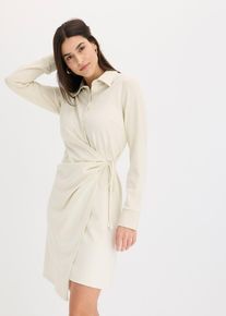 Wickelkleid in beige, Grösse 48/50 (XL), bonprix