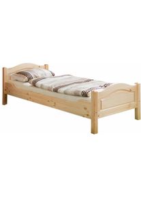 Ticaa Massivholzbett »Rita«, in diversen Breiten, Kiefer beige Kiefer massiv natur