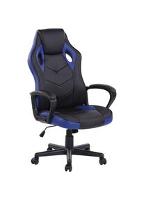 HOMEXPERTS Chefsessel »Bogense« schwarz schwarz-blau