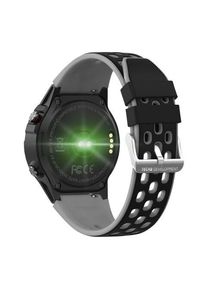 Werbeartikel: Prixton Smartwatch mit GPS und Multisport-Modus | schwarz | mit deinem Logo bedrucken